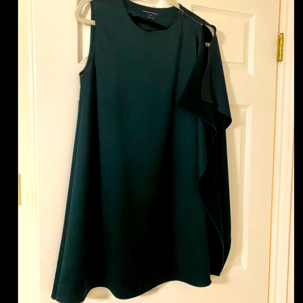 French Connection Hunter Green cocktail dress
